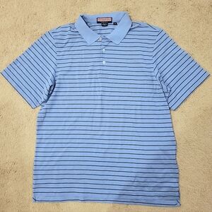 Vineyard Vines Blue Striped Polo Shirt